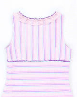 Vintage Y2k 00s Any-all Stripe Dress - S