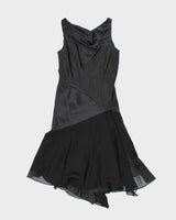 Vintage 90s Jessica Cowl Neck Dress - S