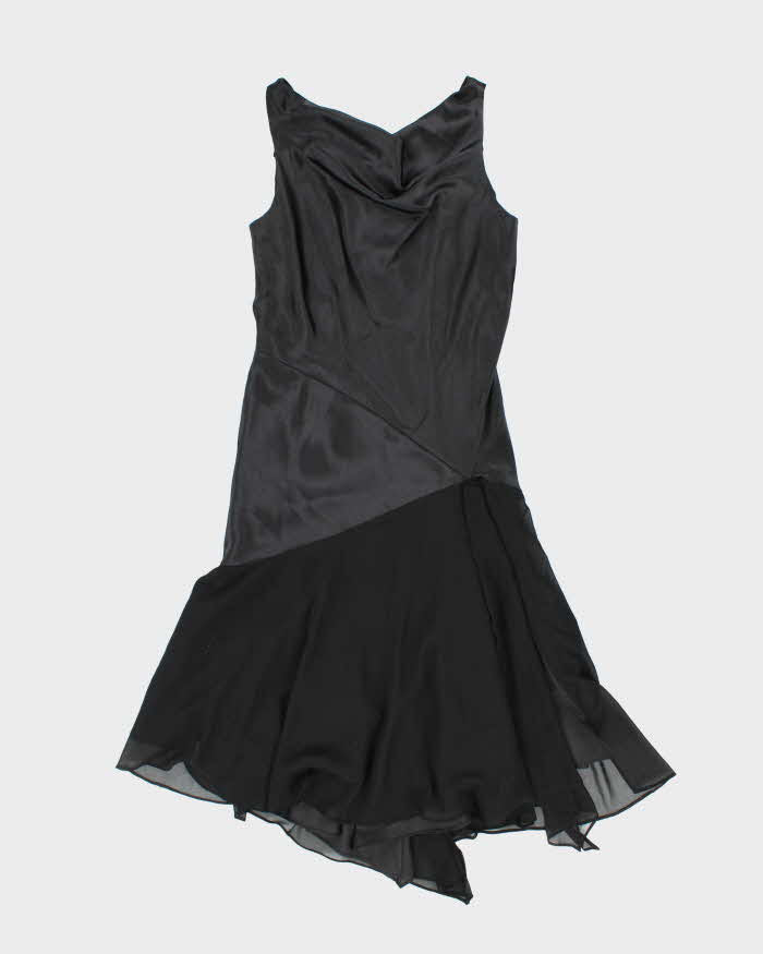 Vintage 90s Jessica Cowl Neck Dress - S
