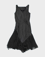 Vintage 90s Jessica Cowl Neck Dress - S