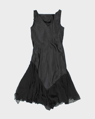 Vintage 90s Jessica Cowl Neck Dress - S