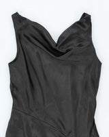 Vintage 90s Jessica Cowl Neck Dress - S