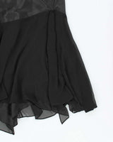 Vintage 90s Jessica Cowl Neck Dress - S
