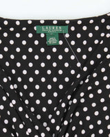 Vintage 00s Ralph Lauren Polka Dot Dress - M