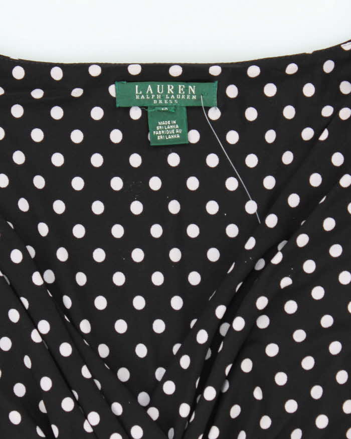 Vintage 00s Ralph Lauren Polka Dot Dress - M
