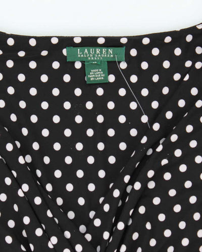 Vintage 00s Ralph Lauren Polka Dot Dress - M