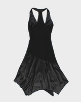 Vintage Y2k 00s Bebe Handkerchief Hem Dress -XS