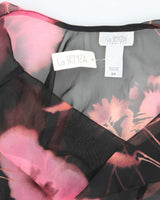 Deadstock Vintage Y2k 00s La Senza Mesh Backless Mini Slip Dress - S