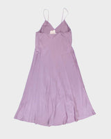 Vintage 90s Romantic Night Silk Slip Dress - S