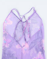 Vintage90s La Vie En Rose Mesh Slip Dress - S