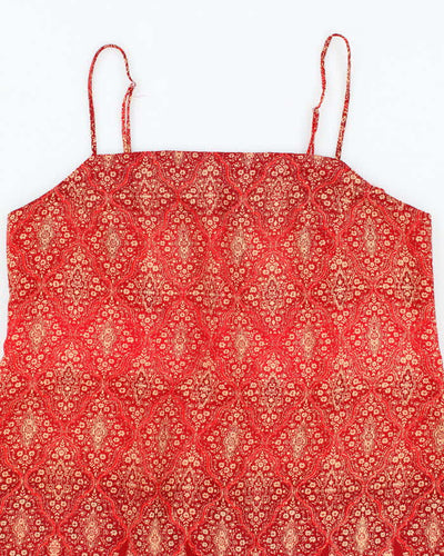 Vintage 90s Cerie Backless Dress - XL