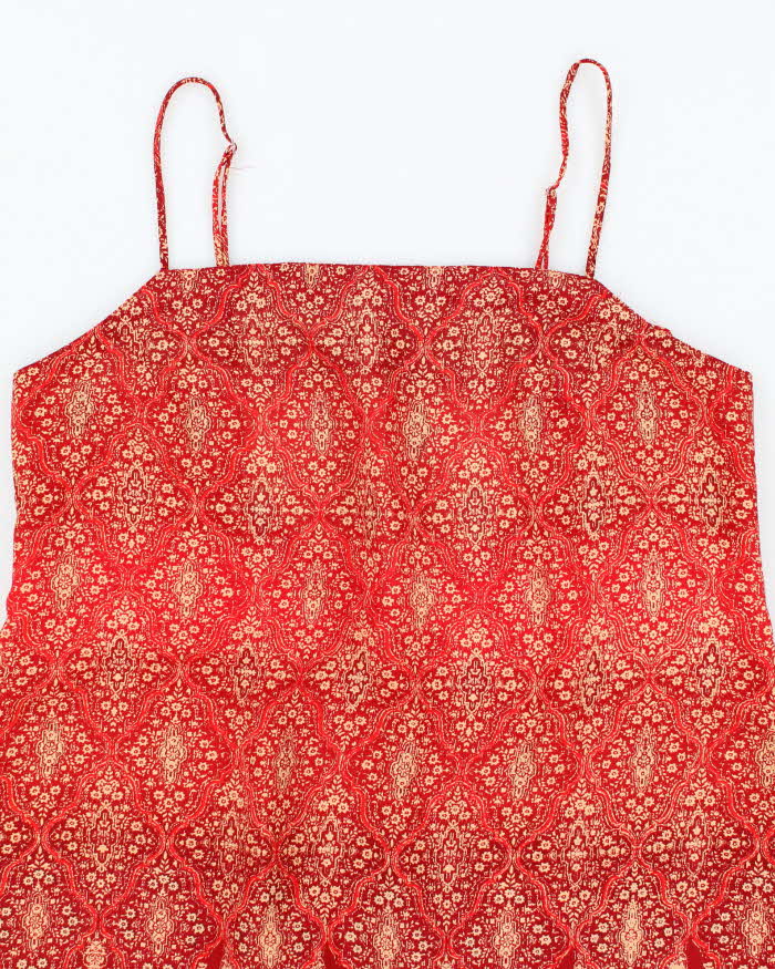 Vintage 90s Cerie Backless Dress - XL