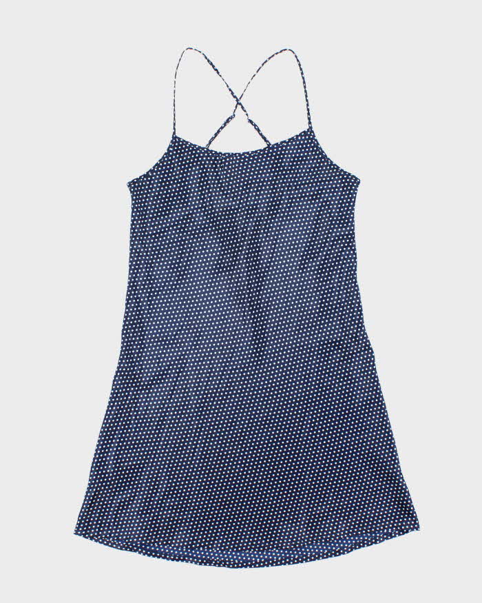 Vintage Y2k 00s La Vie En Rose Polka Dot Slip Dress - M