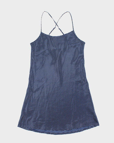 Vintage Y2k 00s La Vie En Rose Polka Dot Slip Dress - M