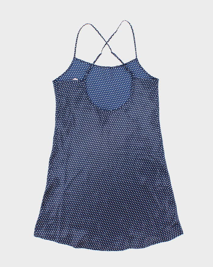 Vintage Y2k 00s La Vie En Rose Polka Dot Slip Dress - M