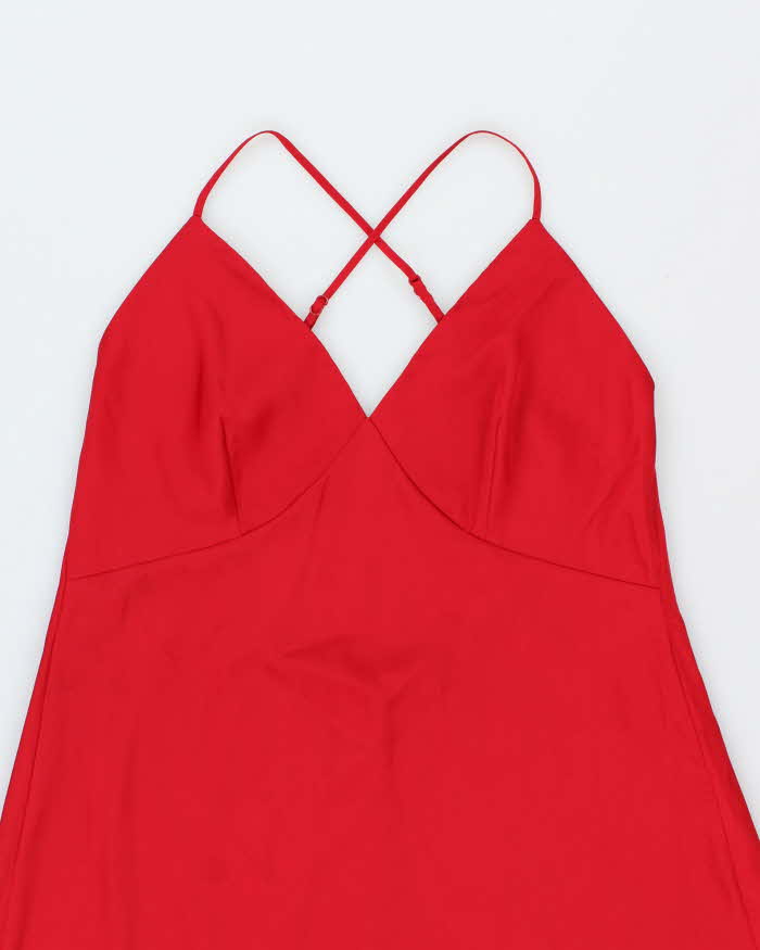 Vintage Y2k 00s La Vie En Rose Backless Slip Dress - M