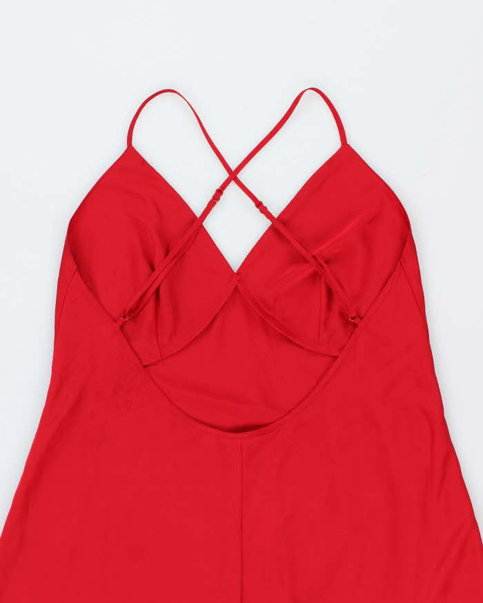Vintage Y2k 00s La Vie En Rose Backless Slip Dress - M