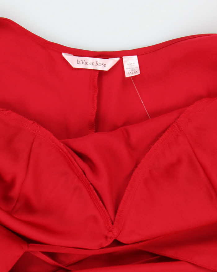 Vintage Y2k 00s La Vie En Rose Backless Slip Dress - M