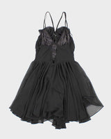 Guess Black Strappy Party Dress LBD - XS