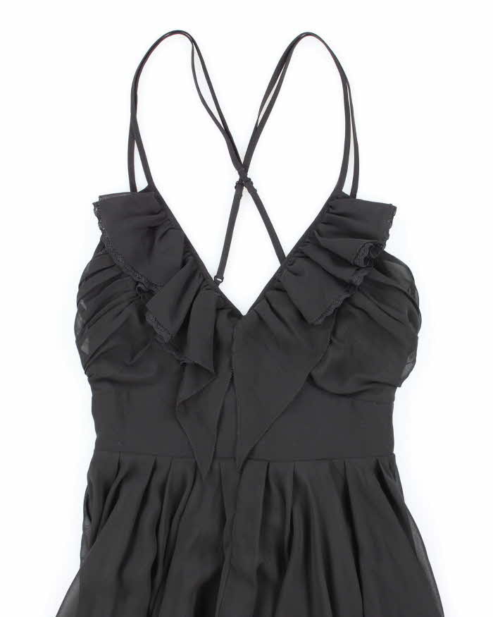 Guess Black Strappy Party Dress LBD - XS