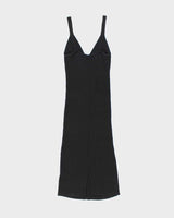 Guess Black Stretchy Bobycon Midi Dress LBD - L