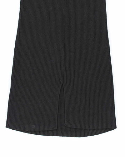 Guess Black Stretchy Bobycon Midi Dress LBD - L