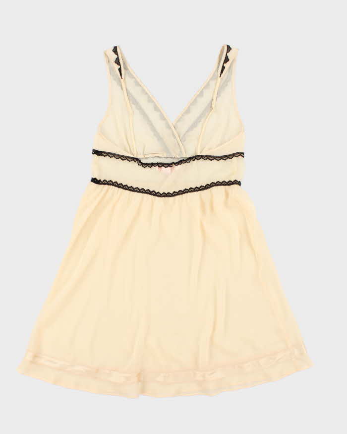 Vintage Y2k 00s Victoria's Secret Angels Sheer Slip Dress - S