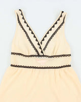 Vintage Y2k 00s Victoria's Secret Angels Sheer Slip Dress - S