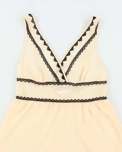 Vintage Y2k 00s Victoria's Secret Angels Sheer Slip Dress - S