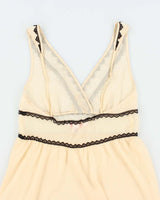 Vintage Y2k 00s Victoria's Secret Angels Sheer Slip Dress - S