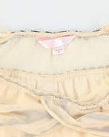 Vintage Y2k 00s Victoria's Secret Angels Sheer Slip Dress - S
