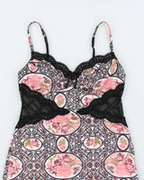 Vintage Y2k 00s Pleasure Sate Slip Dress - M