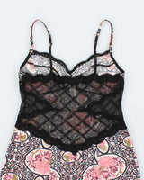 Vintage Y2k 00s Pleasure Sate Slip Dress - M