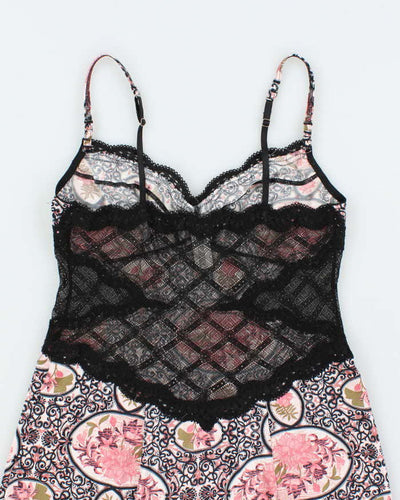 Vintage Y2k 00s Pleasure Sate Slip Dress - M