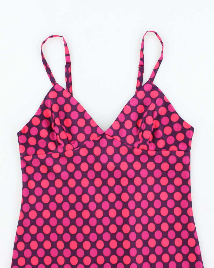 Vintage Y2k 00s Jacob Polka Dot Slip Dress - S