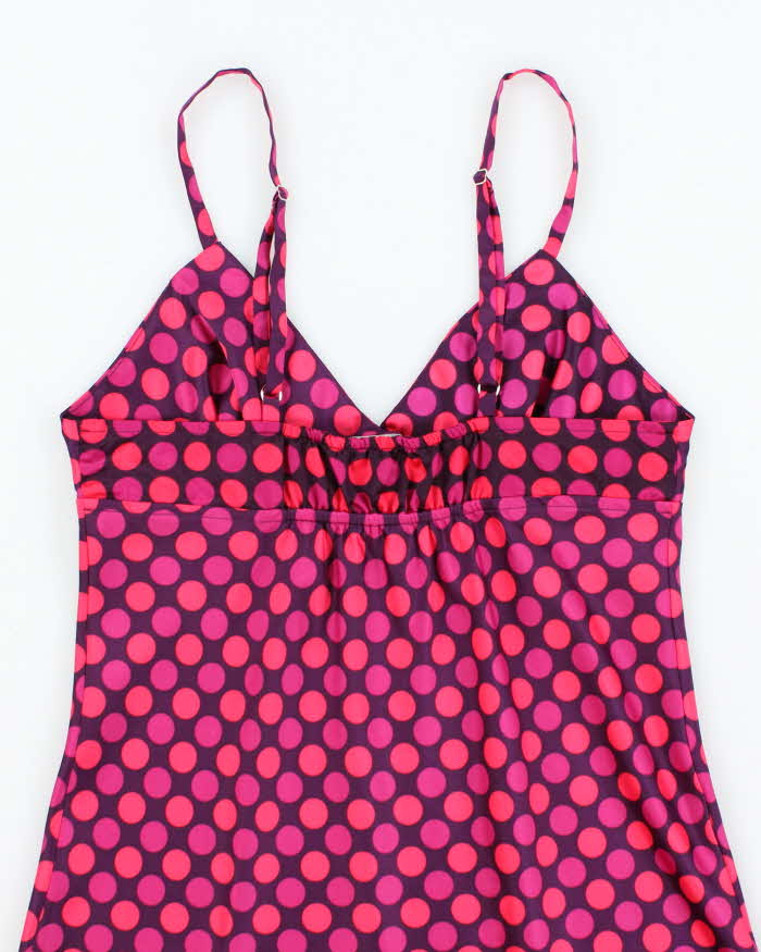 Vintage Y2k 00s Jacob Polka Dot Slip Dress - S