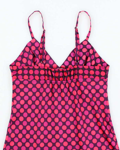 Vintage Y2k 00s Jacob Polka Dot Slip Dress - S