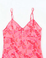 Vintage Y2k 00s La Vie En Rose Mesh Slip Dress - M