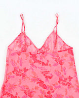 Vintage Y2k 00s La Vie En Rose Mesh Slip Dress - M