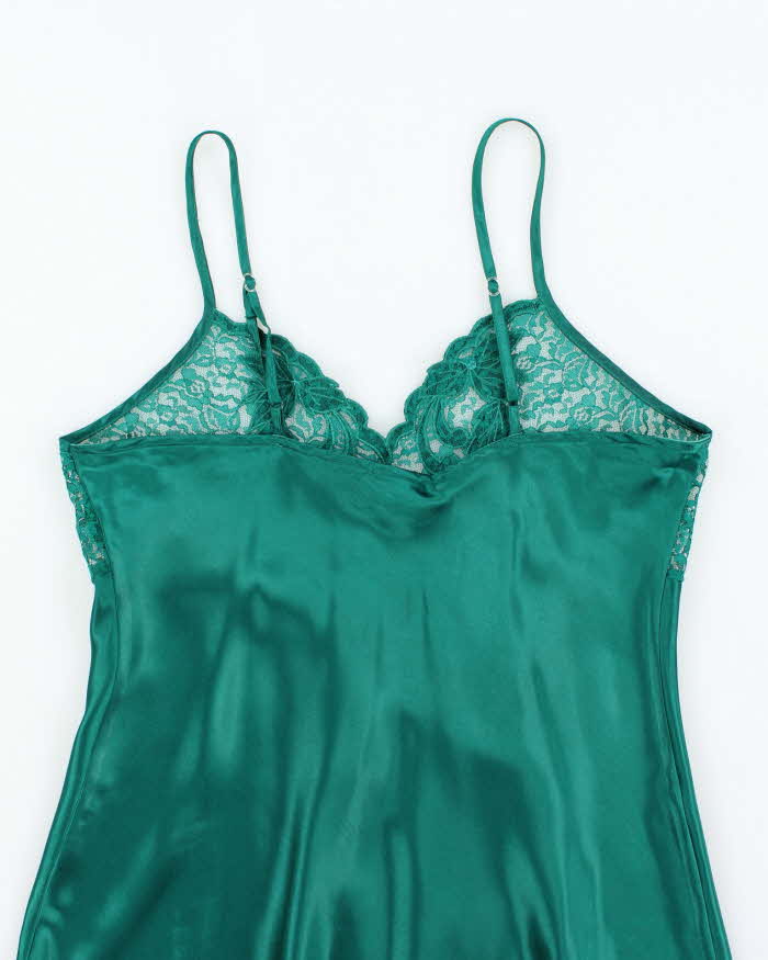 Vintage 90s La senza Satin Slip Dress - S