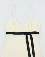 Vintage Y2k 00s La vie En Rose Sheer Slip Dress - S
