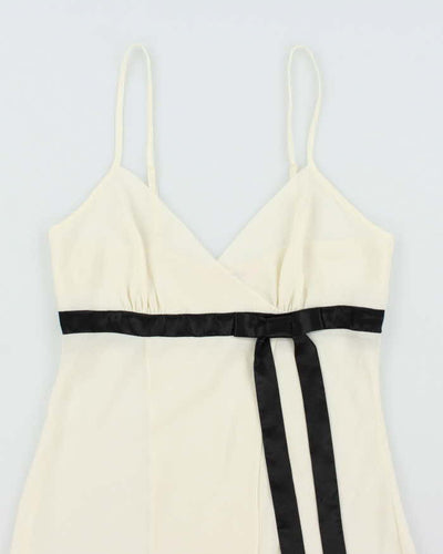Vintage Y2k 00s La vie En Rose Sheer Slip Dress - S