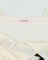 Vintage Y2k 00s La vie En Rose Sheer Slip Dress - S