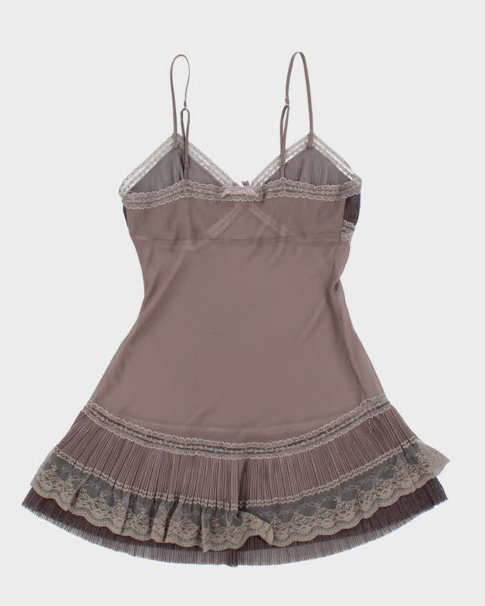 Vintage Y2k 00s La Vie En Rose Slip Dress - M