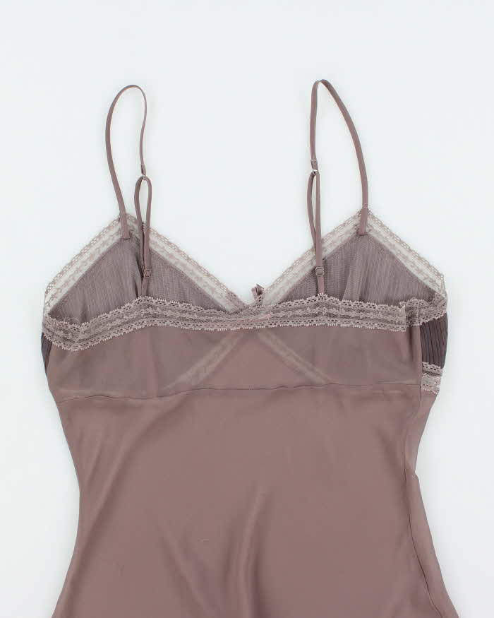 Vintage Y2k 00s La Vie En Rose Slip Dress - M