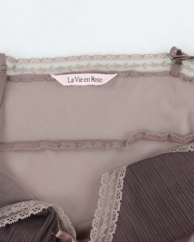 Vintage Y2k 00s La Vie En Rose Slip Dress - M