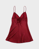Vintage Y2k 00s La Senza Velvet &amp; Satin Dress - S