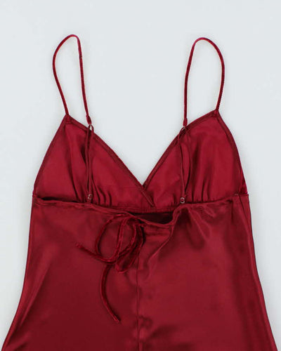Vintage Y2k 00s La Senza Velvet & Satin Dress - S