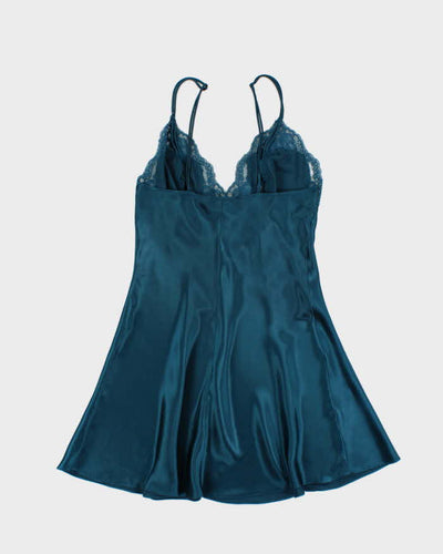 Vintage 90s Silk & Satin Slip Dress - M
