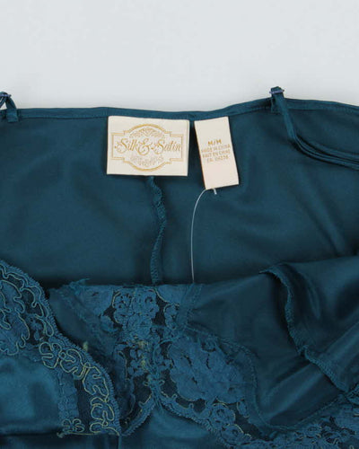 Vintage 90s Silk & Satin Slip Dress - M